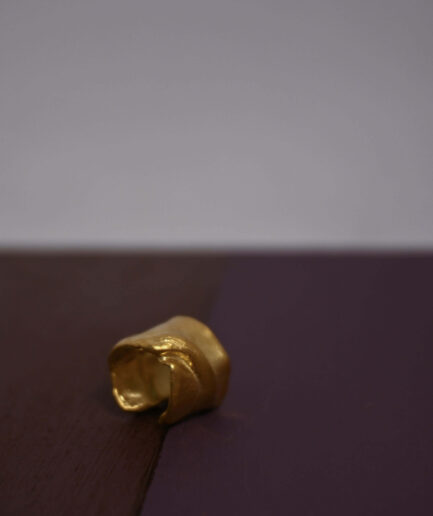 "Solar" ear cuff goldplated