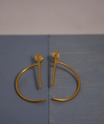 "Symmetry" earrings goldplated