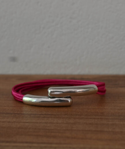 "Twins" bracelet fuchsia