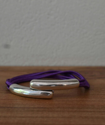 "Twins" bracelet purple