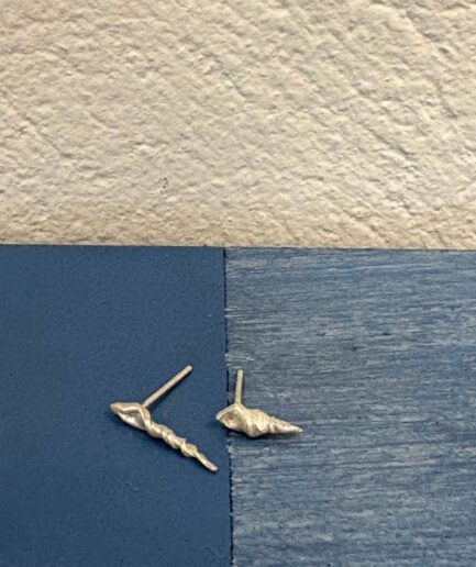 Seashell stud earrings